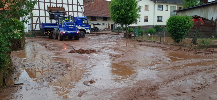Waldkappel: Schlammlawine durch drei Dörfer