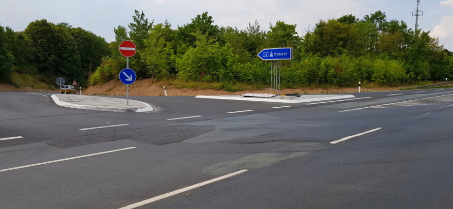 Ab heute: Anschlussstelle bei Breuna in Fahrtrichtung Kassel für drei Nächte gesperrt
