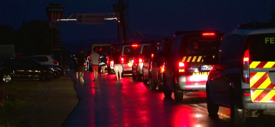 Unwetter: 560 Kinder aus Jugendfeuerwehr Zeltlager evakuiert