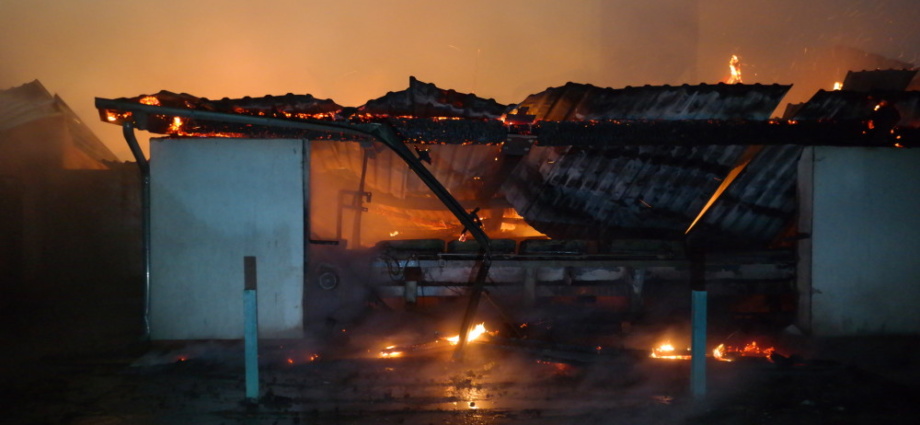 Großbrand im Sägewerk bei Bad Arolsen (Video)