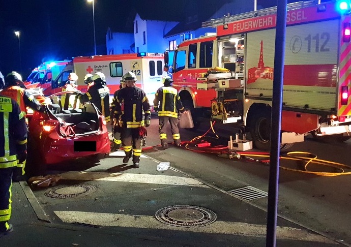 KS: Fünf Verletzte bei Unfall auf Rasenallee