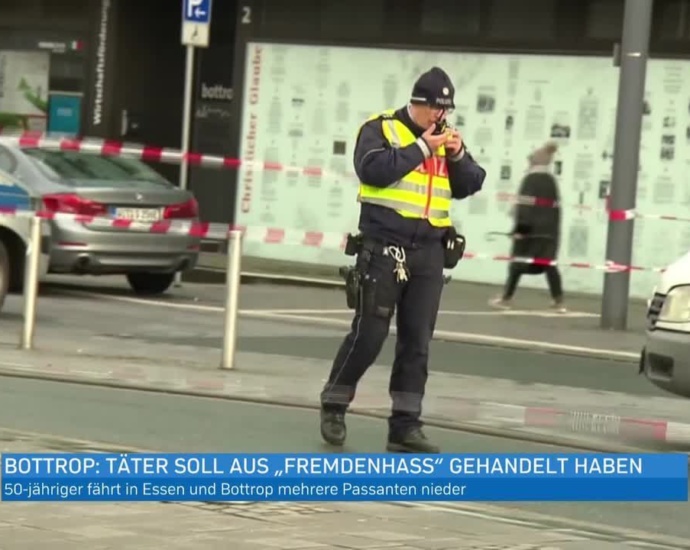 Bottrop: Täter soll aus „Fremdenhass“ gehandelt haben