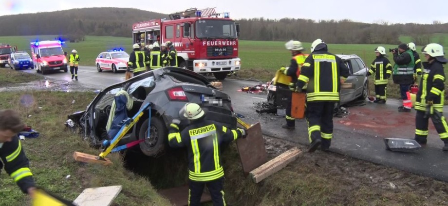Schwerer Unfall bei Edermünde Besse