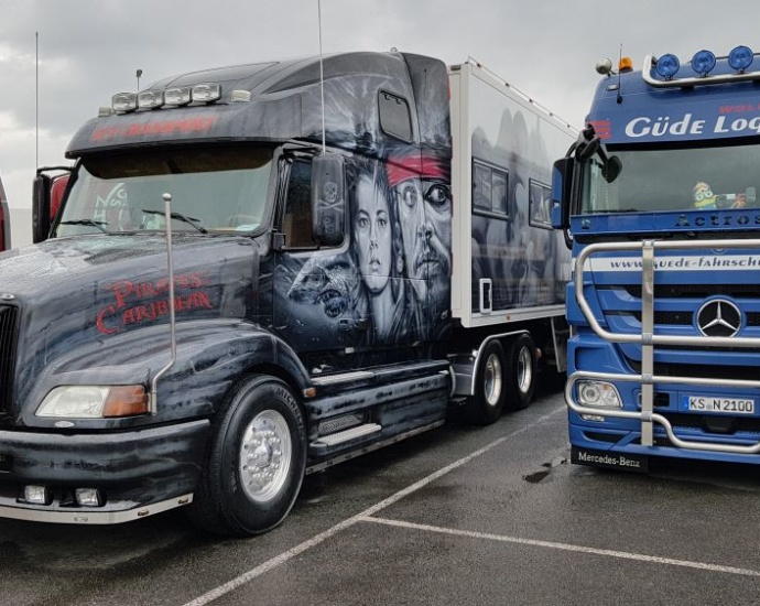 Über 350 LKW auf der Rüssel-Truck-Show in Lohfelden (Video)