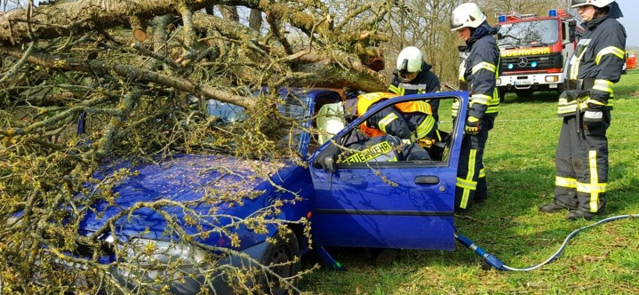 Katastrophenschutzübung: Unwetter über Witzenhausen (Video)