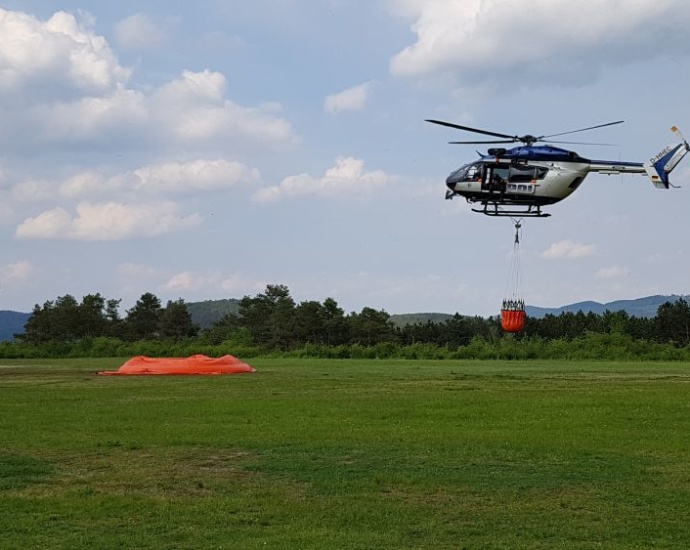 WOH: Feuerwehr und Bundespolizei übten auf dem Graner Berg (Video)