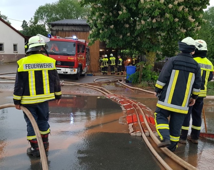 Unwetter über Nordhessen (Video)