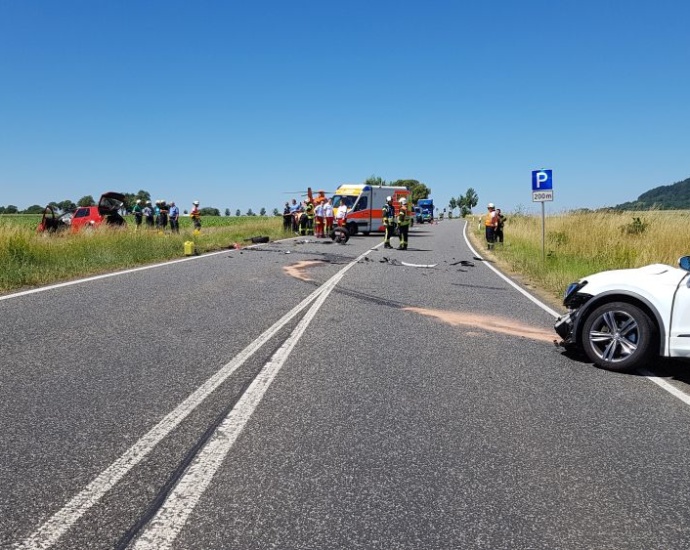 B251: Tödlicher Unfall bei Oelshausen (Video)