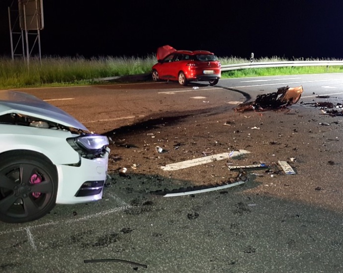 B485: Fünf Schwerverletzte nach Unfall bei Bad Wildungen (Video)