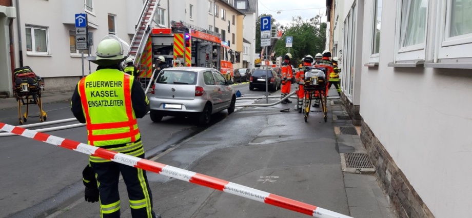 KS: Brand in der Mittelgasse – Feuerwehr rettet Katze