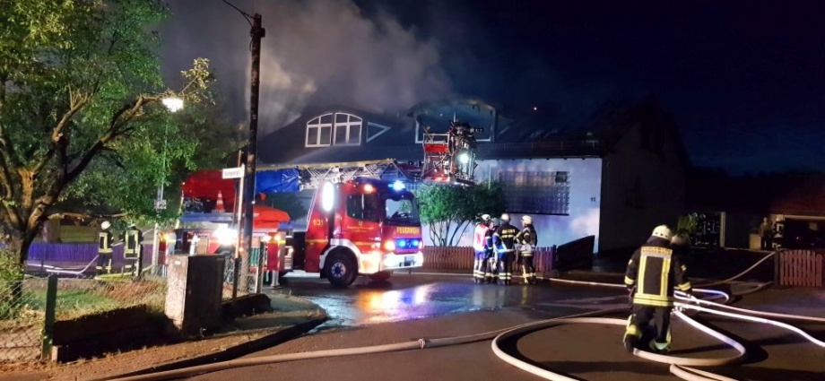 Brand in Wattenbach – Familiären Hintergrund wohl Ursache