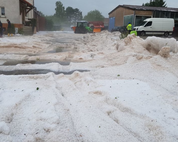 Unwetter über Wolfhagen – 100 Einsatzkräfte im Einsatz (Video)