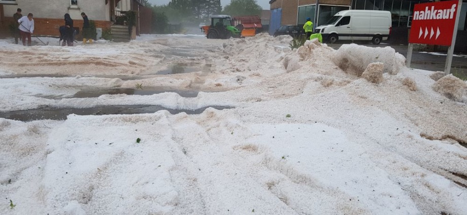 Unwetter über Wolfhagen – 100 Einsatzkräfte im Einsatz (Video)