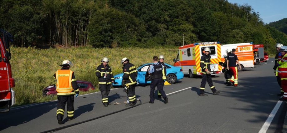 Fuldatal – Unfall mit zwei PKW auf der B3