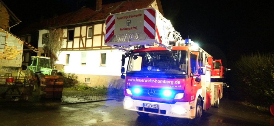 Verletzter nach Wohnungsbrand in Mardorf
