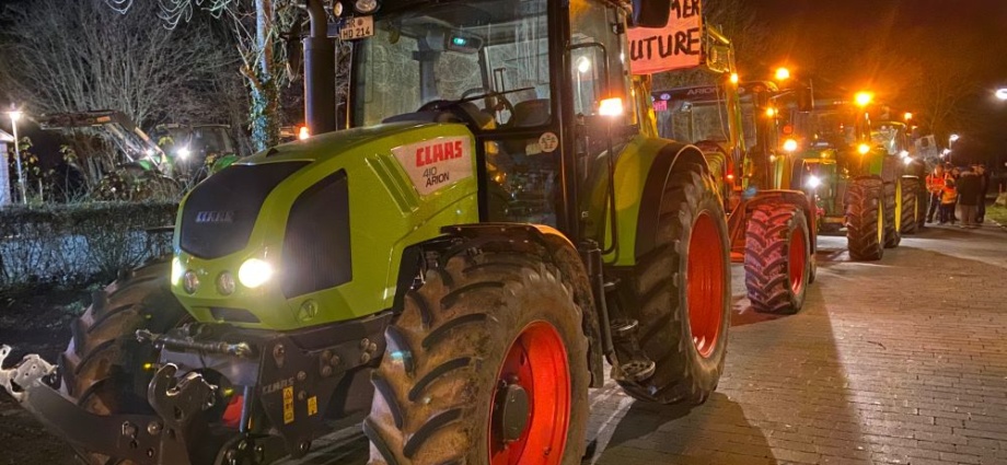 Schlepper-Flashmob fordert Mitspracherecht