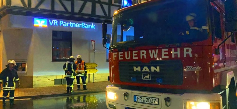 Gudensberg: Kellerbrand in der VR-Bank