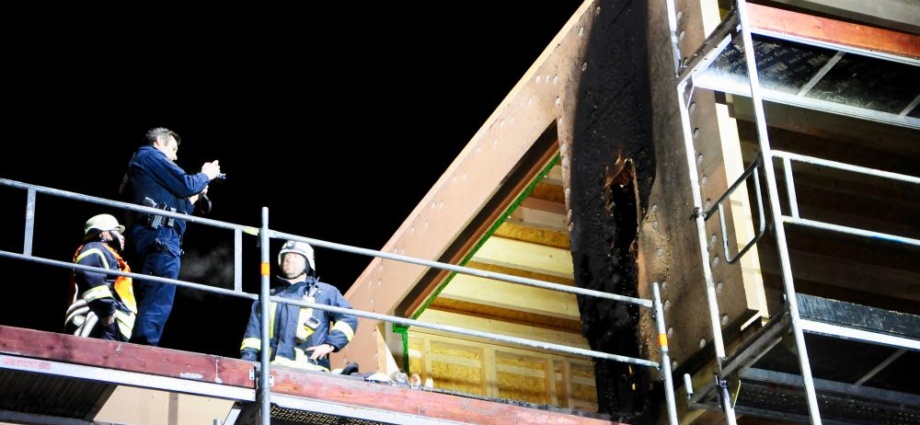 Brand im Rohbau – 25.000 Euro Sachschaden in Kleinenglis
