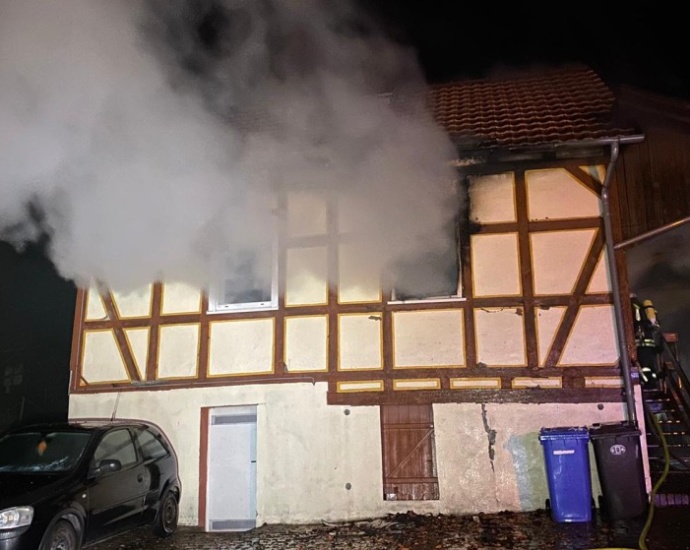 Wohnhaus in Dodenhausen ausgebrannt