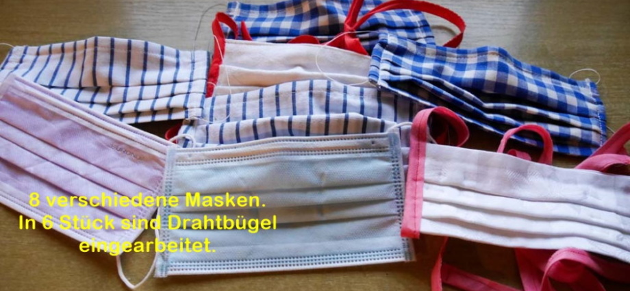 Brandgefahr beim Reinigen der Mundmasken in der Mikrowelle