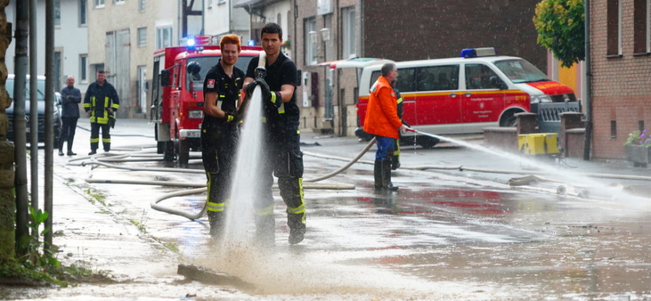 Unwetter über Nordhessen – Schlamm durch Hombressen