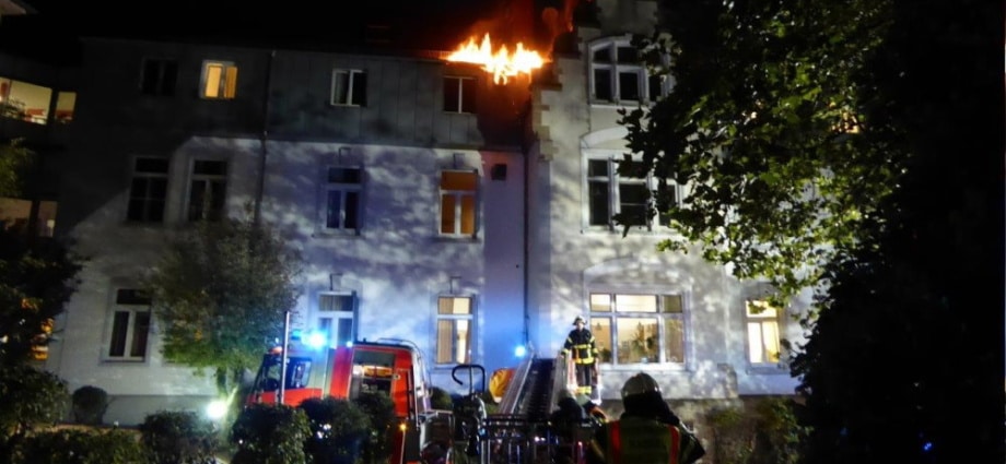 KS: Dachstuhlbrand im Ludwig-Noll-Krankenhaus
