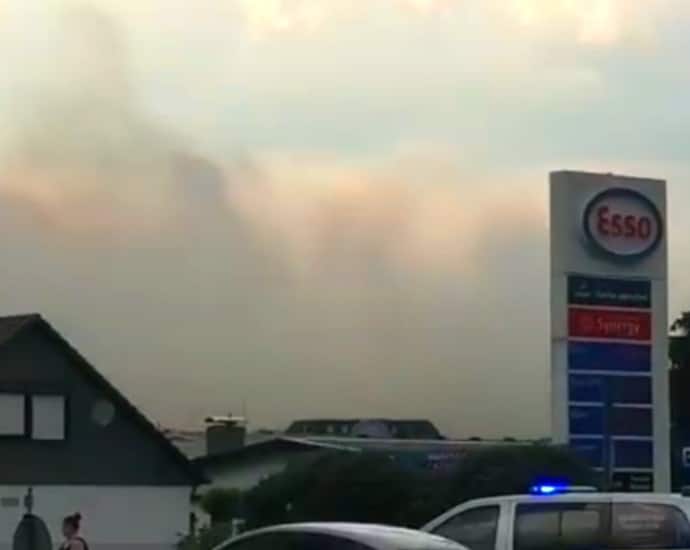 250 Einsatzkräfte löschten Waldbrand in Südhessen
