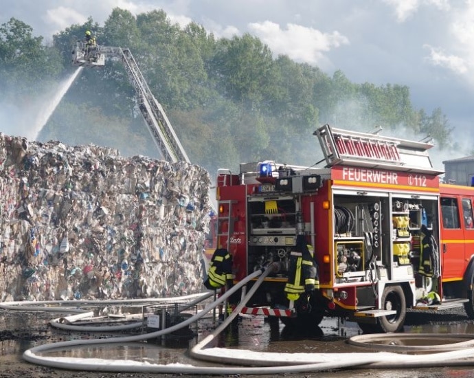 Brand auf Recyclinghof in Witzenhausen gelöscht