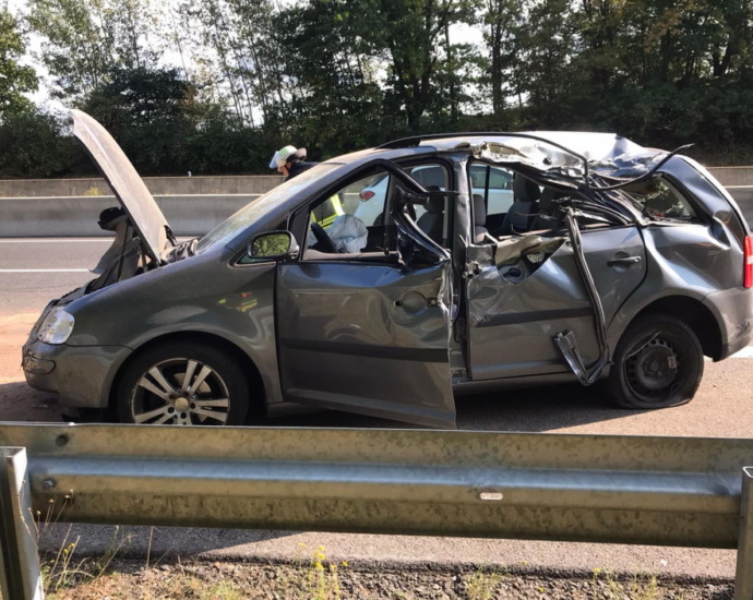A49: Verletzter nach Unfall bei Gudensberg