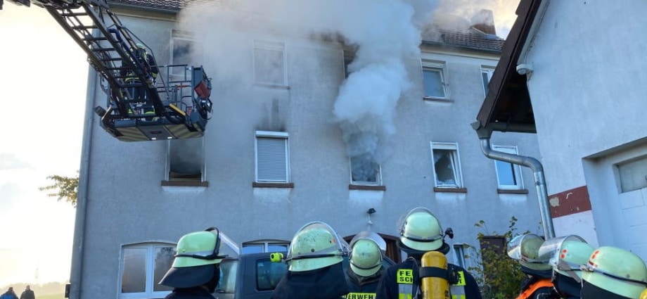 Brand in Hephata-Einrichtung – Zimmerbrand zerstört Wohnhaus