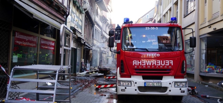 Nach Altstadtbrand in Hann. Münden – Schaden wird auf eine Million Euro geschätzt