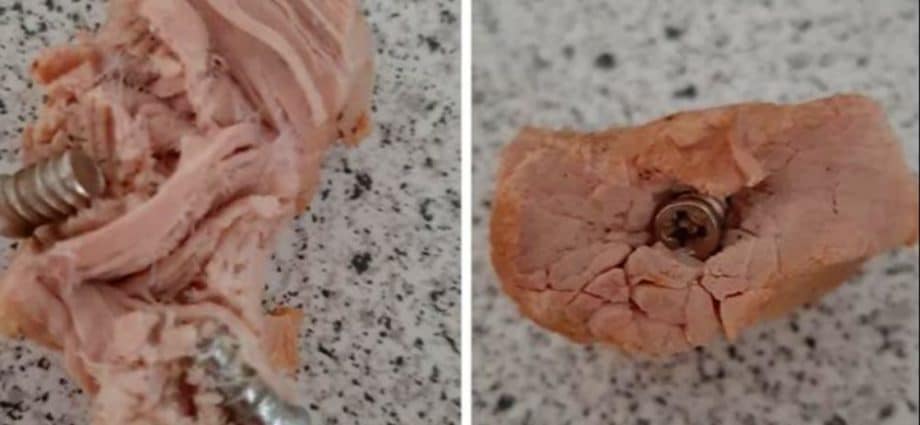 Südhessen: Hundeköder mit Schrauben präpariert