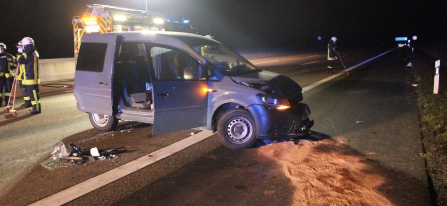 Verletzter nach Auffahrunfall auf A7