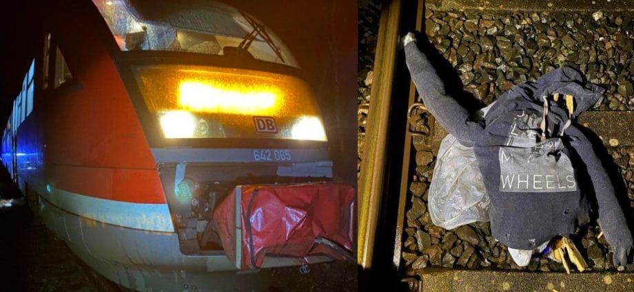 Schock für einen Lokführer – Zug überfährt menschenähnliche Puppe