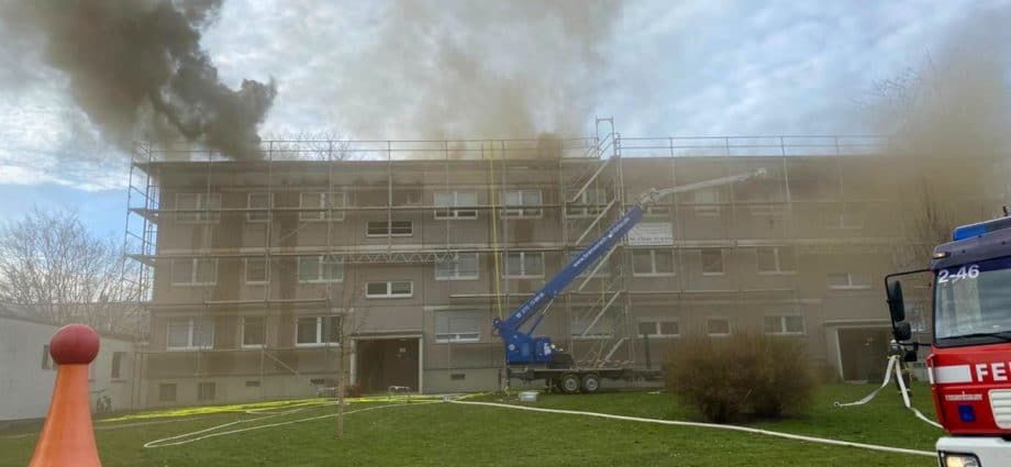Brand in der Zwischendecke – Großeinsatz in Fritzlar