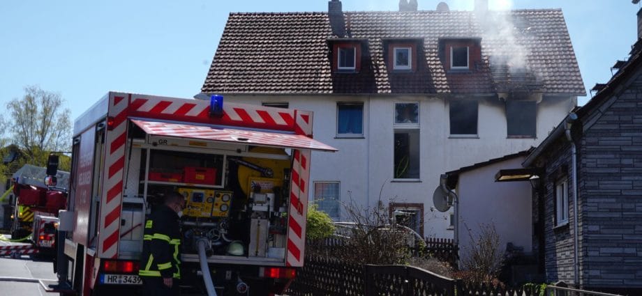 Mehrfamilienhaus in Melsungen brannte