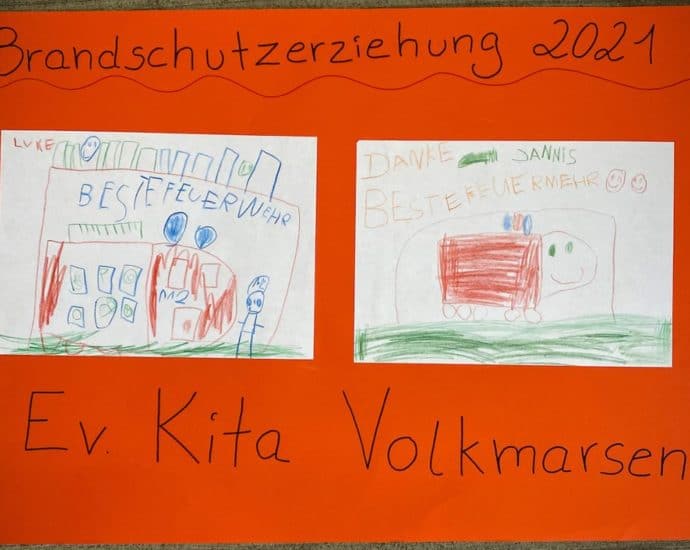Digitale Brandschutzerziehung in den Volkmarser Kindertagesstätten
