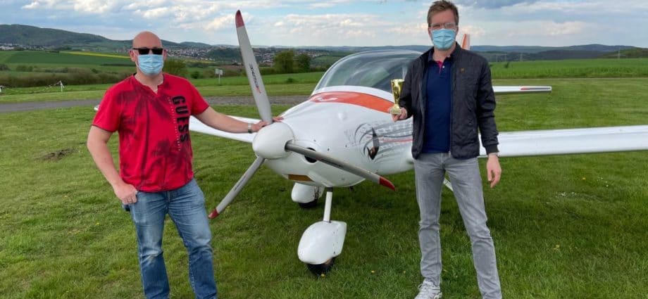 Ein großer Tag für einen angehenden Piloten