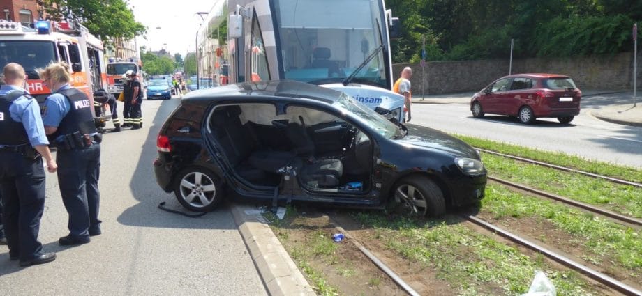 Unfall mit Regiotram in Kassel