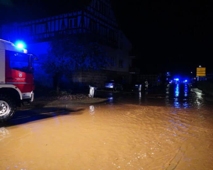 Großeinsatz nach Starkregen in Naumburg und Bad Arolsen