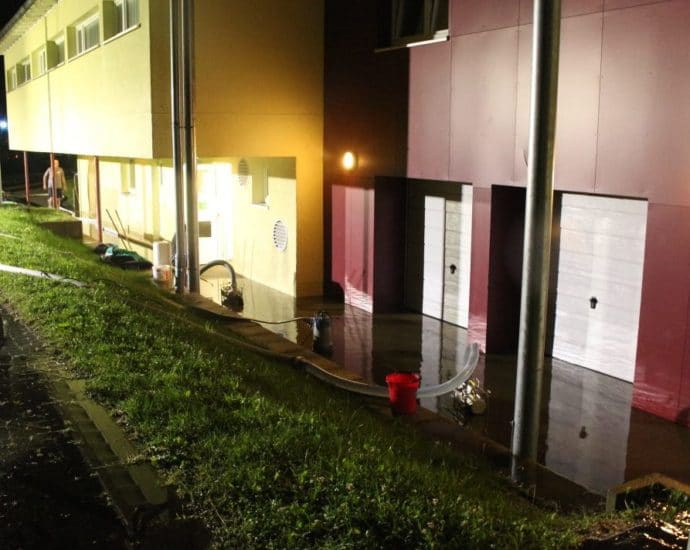 Unwetter über Niestetal – THW im Einsatz