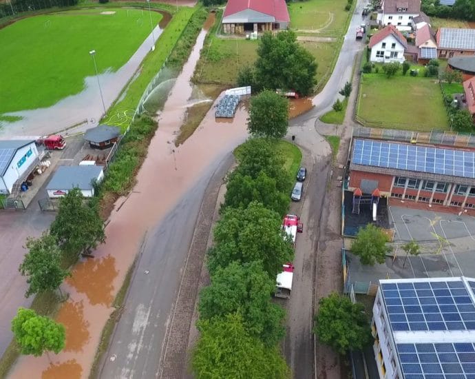 Volkmarsen räumt nach Hochwasser auf