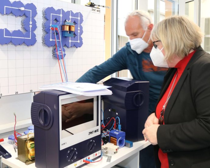 Nach Brand in der IGS Kaufungen – Alles neu im Physiktrakt