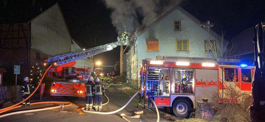 Hausbrand bei Landtagsabgeordneten