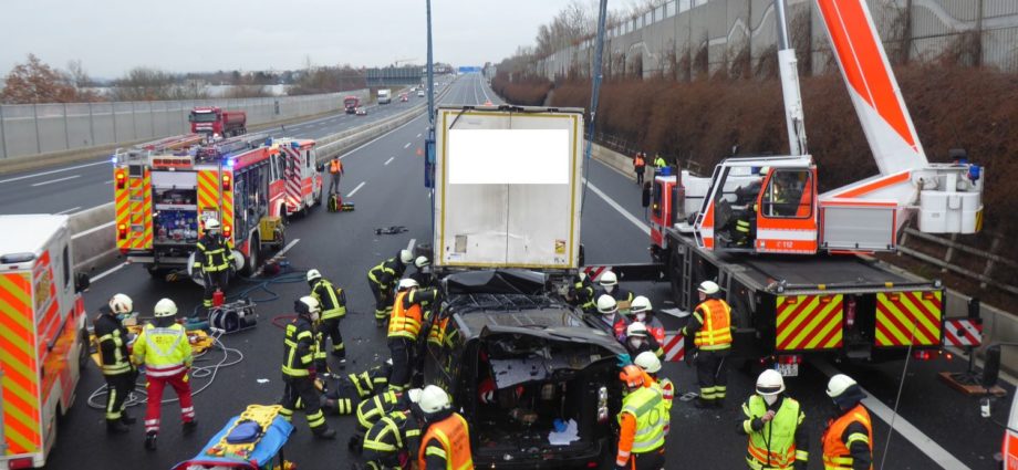 Nach Bier-LKW Unfall – Schwerer Folgeunfall auf A7 bei Kassel