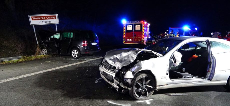 Sieben Verletzte nach Unfall auf B252 – Säugling mit Rettungshubschrauber ins Krankenhaus