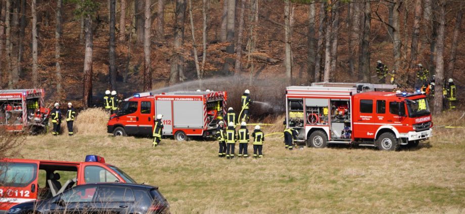 Waldbrand bei Ehringen – Feuerwehr konnte schlimmeres verhindern