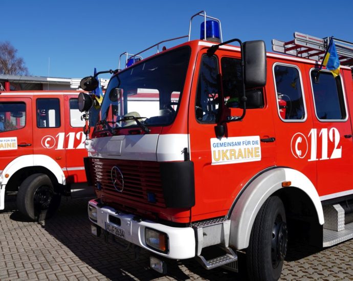 Spende: Feuerwehr- und Krankentransportfahrzeuge für die Ukraine (VIDEO)