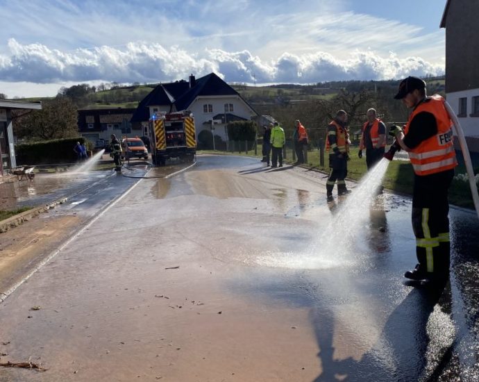 Land unter in Kirchheim und Niederaula