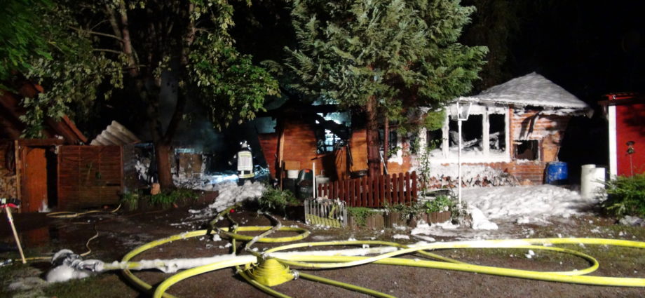 Brand in Reichensachsen – Feuerwehr kann schlimmeres verhindern